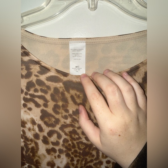 Leopard Print Women's Dress - Picture 5 of 5